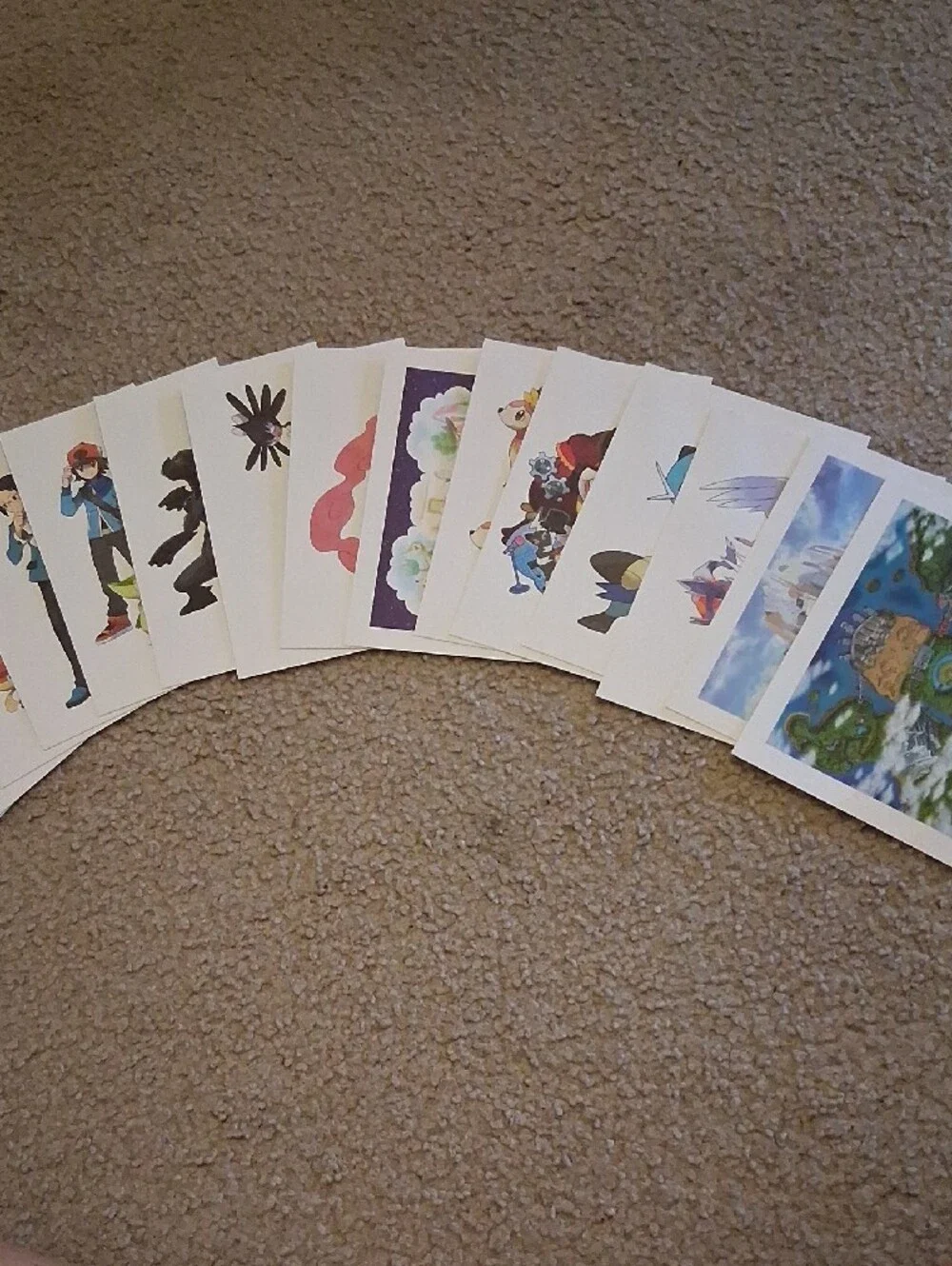 Game Art Folio Featuring White and Black Legendary Designs